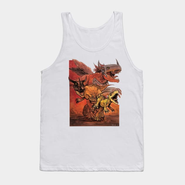 Evolution of Agumon Tank Top by DinoWorld